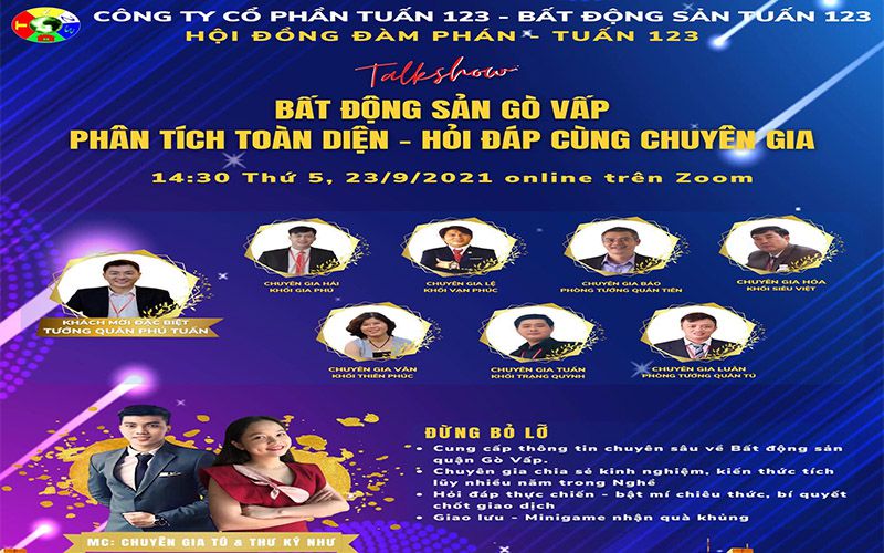 Talkshow Bất Động Sản Gò Vấp – Tập Đoàn Tuấn 123